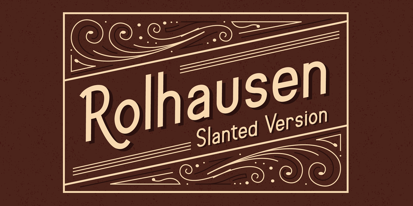 Przykładowa czcionka Rolhausen #10